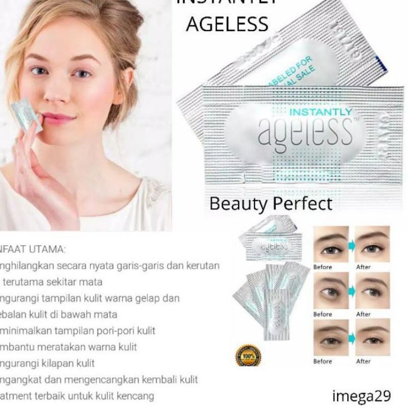 CREAM WAJAH MATA MENGATASI KERUTAN GARIS KERIPUT MENGENCANGKAN KULIT MUKA / AGELESS