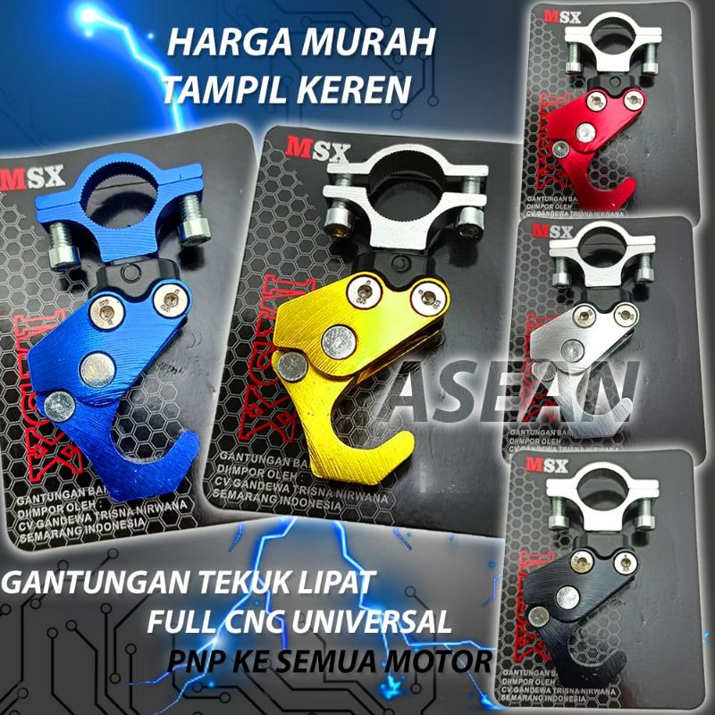 GANTUNGAN BARANG TEKUK LIPAT CNC UNIVERSAL SEMUA MOTOR GANTUNGAN STANG