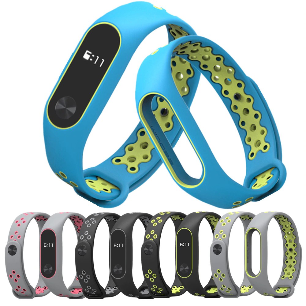 Mi Band 2 Strap wrist strap for Xiaomi mi band 2 sport Silicone Bracelet for xiaomi Mi band 2 smart