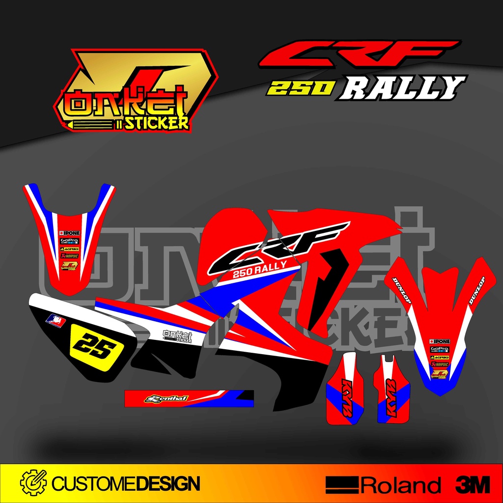 DECAL STICKER CRF 250 RALLY BR