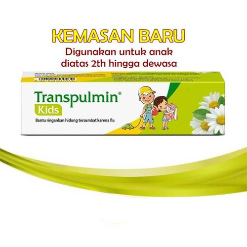 TRANSPULMIN KIDS DEWASA 20G / BALSM KELUARGA / PENGHANGAT BADAN / KEMASAN BARU