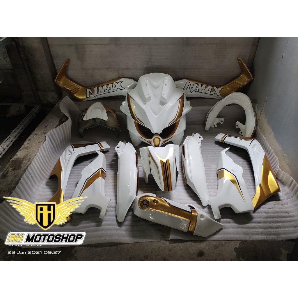 FULLBODY YAMAHA PREDATOR NMAX 2020 2021 PREDATOR NMAX NEW MODEL PREDATOR PUTIH GOLD
