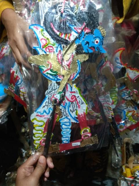 (BISA COD) MINIATUR PAGELARAN TOKOH WAYANG RAMA SHINTA HANOMAN LENGKAP DARI WAYANG KULIT - PAJANGAN