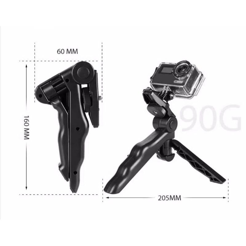 Tripod mini Lipat Hp Handphone Kamera Universal Holder tongsis mono pod