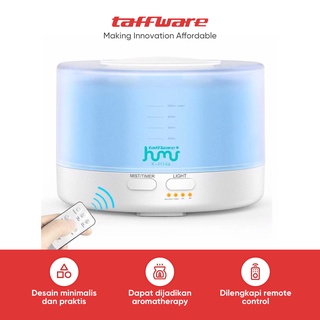 Taffware  Aromatherapy Air Humidifier 7 Color 500ml with Remote Control - HUMI H14a