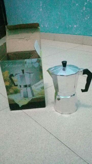 Coffee Maker Espresso Mokapot Alumunium 6 Cup Teko Kopi Panas