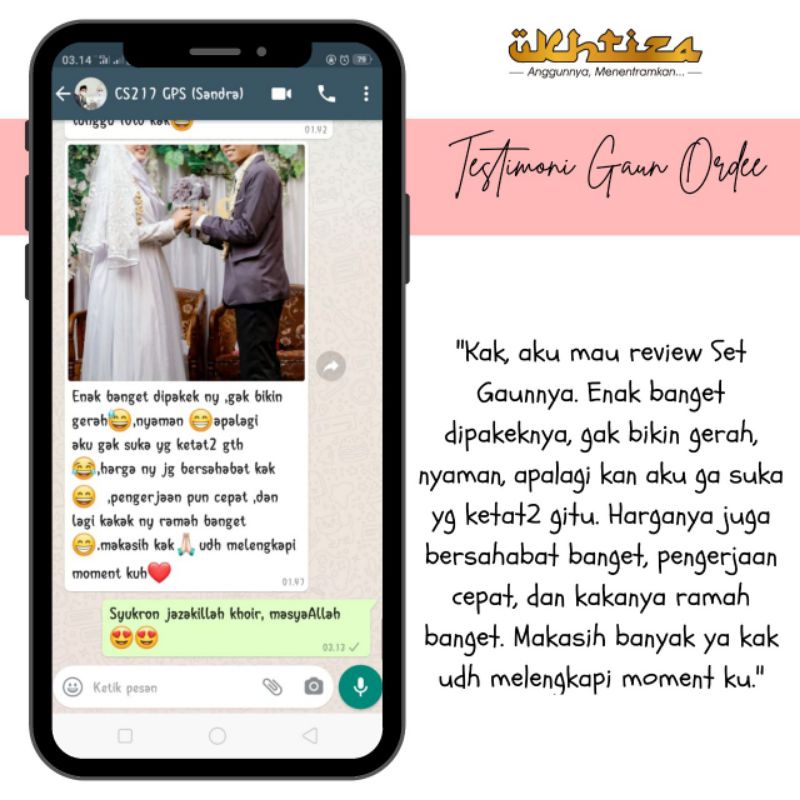 Gaun pengantin diskon/gaun pengantin syar'i / gaun pengantin wanita / gaun akad putih/ gaun akad ukuran kecil / gaun syar'i simpel murah