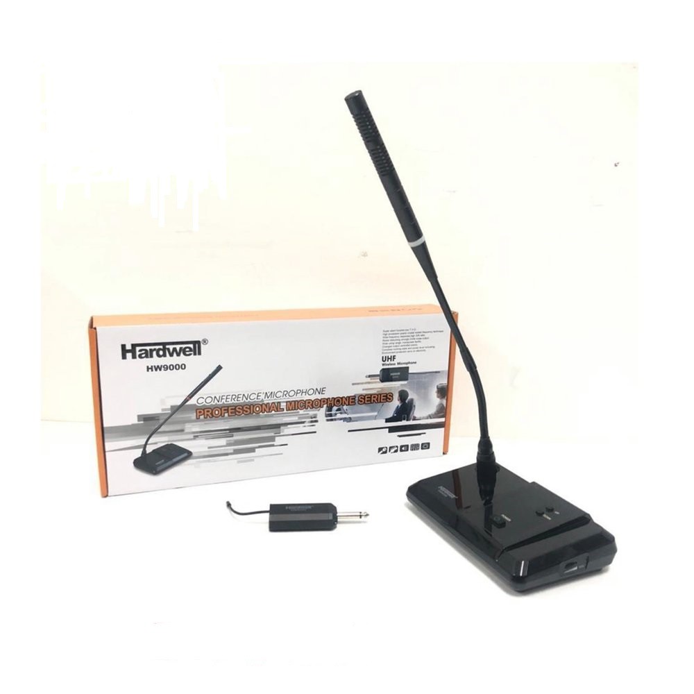 Mic Wireless HW 9000 Hardwell Mic Meja Podium