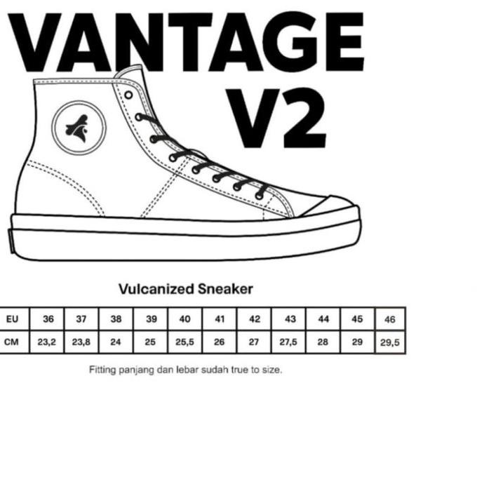 Kekinian - Brodo Vantage V2 High Original Black Ws / Olive / Natural White / Mocca / Teracota / Navy