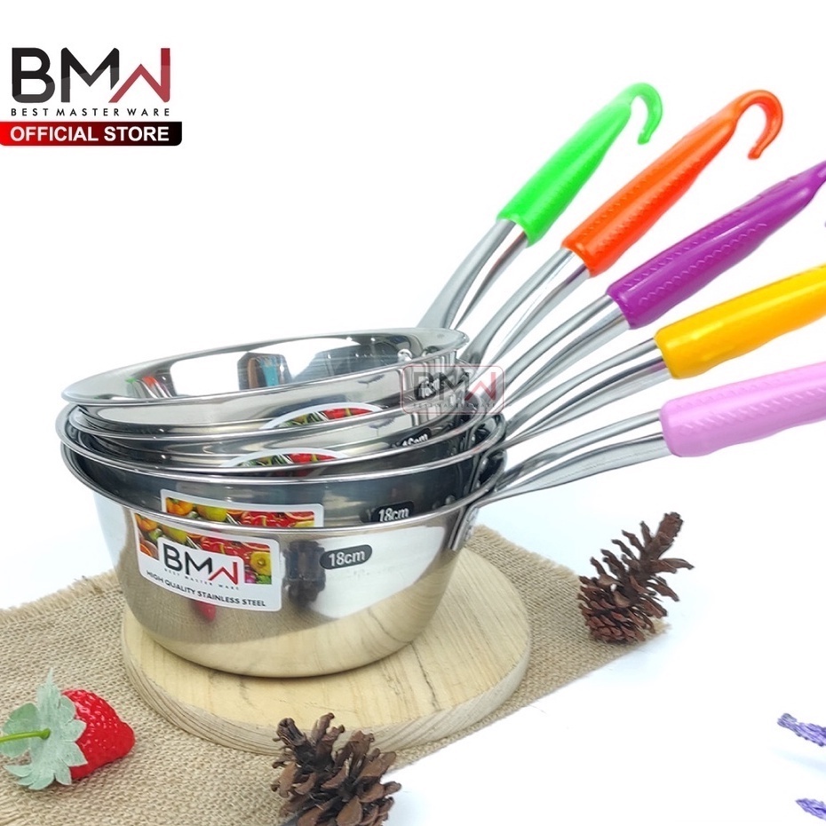 Panci Unik Warna Warni Stainless/Panci Serbaguna (Gayung air Panas)16cm