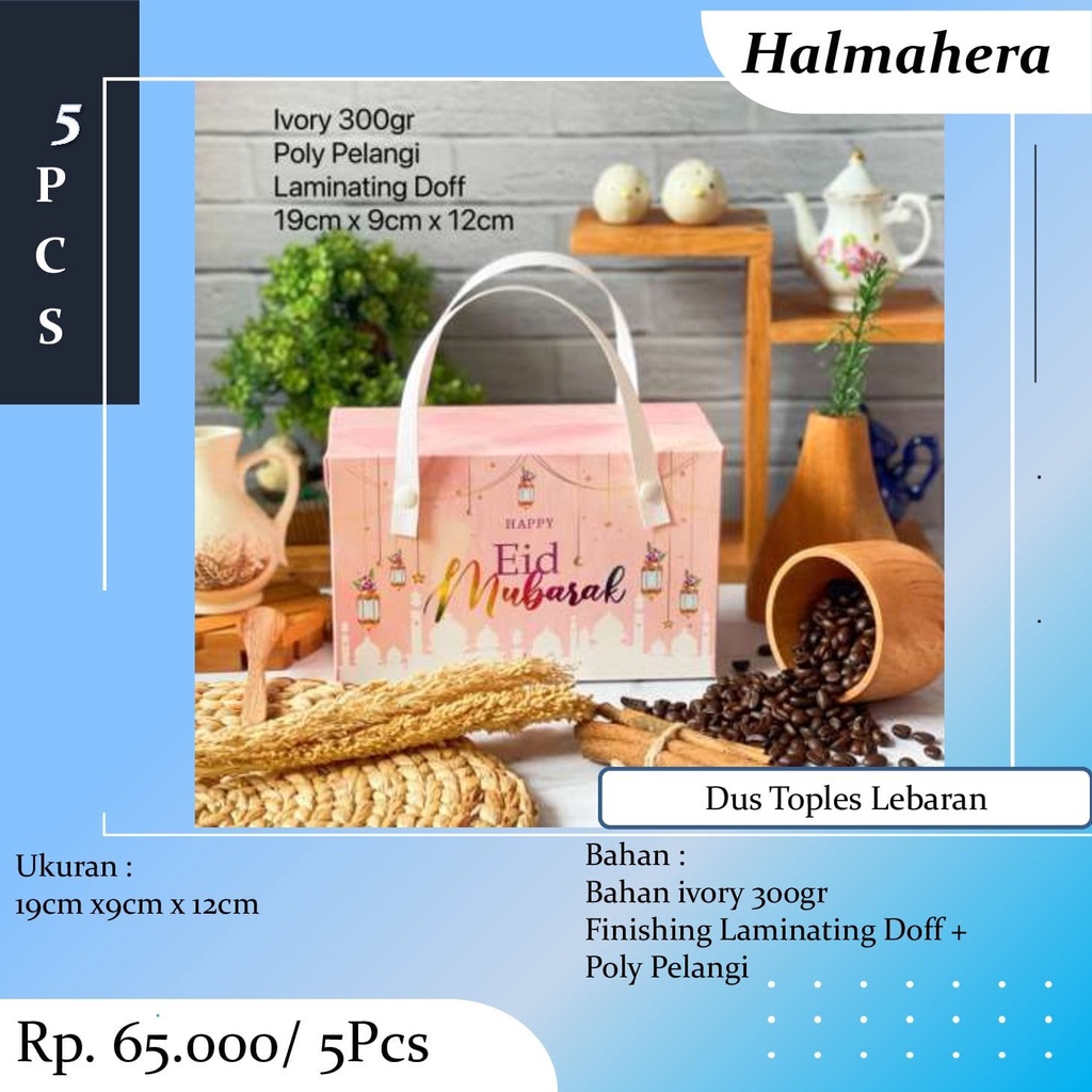 

Kardus Hampers Lebaran Parsel Box Toples Nastar Dus 2 Toples Jar Kotak Kue Kering Idul Fitri ID9