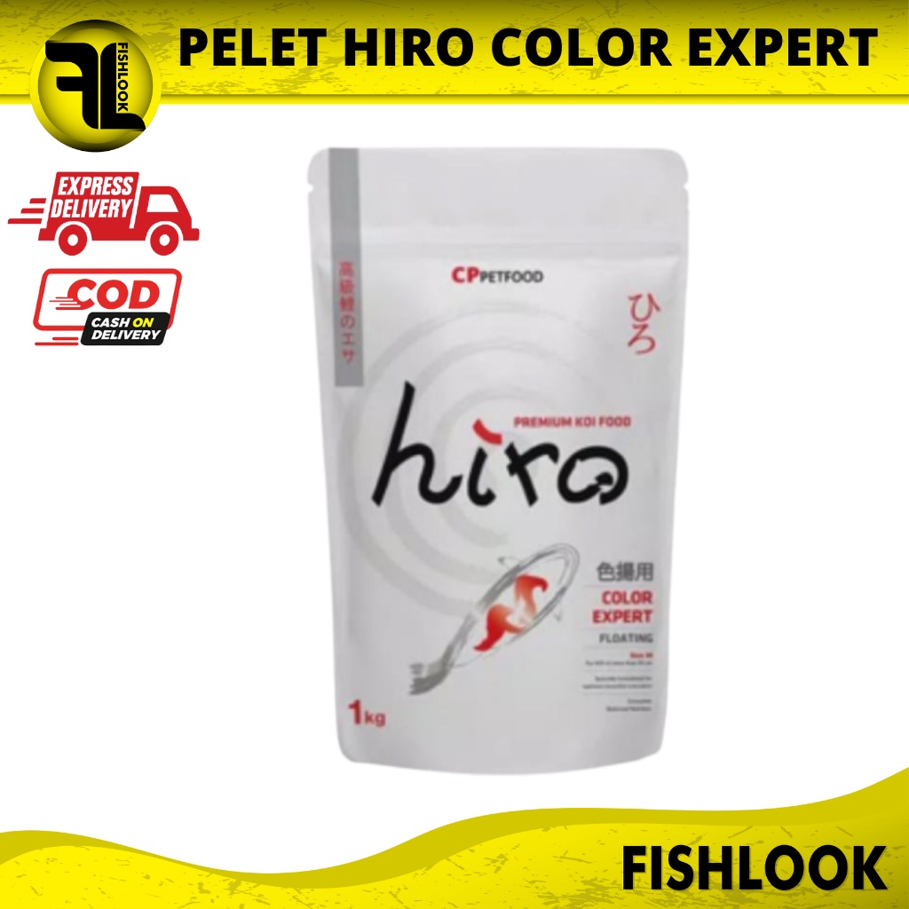 HIRO COLOR EXPERT makanan pakan pelet ikan koi fish food 1kg murah