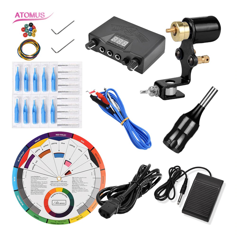 

PRODUK IMPORT Tattoo Machine Rotary Kit Rotary Pen Professional Tatu Supplies Tatuar Profesional De