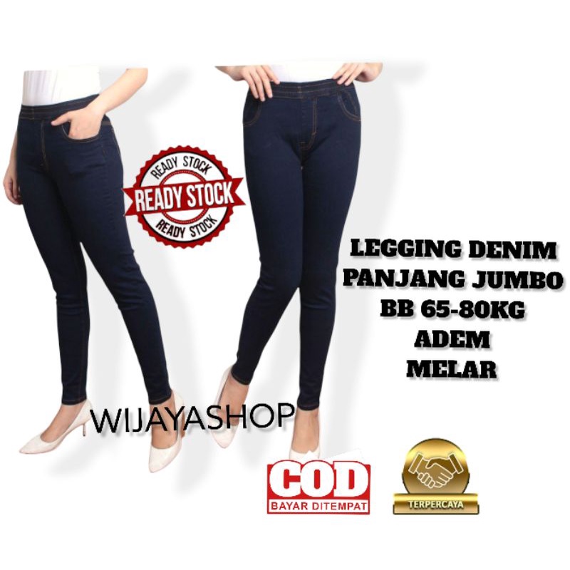 Legging Levis Jumbo Panjang Wanita Dewasa Max BB 85Kg