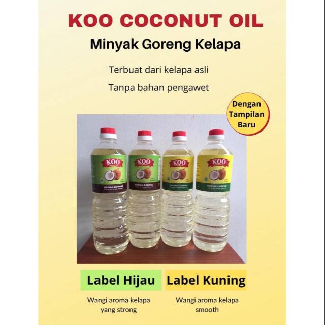 

Koo Coconut oil - Minyak goreng kelapa asli
