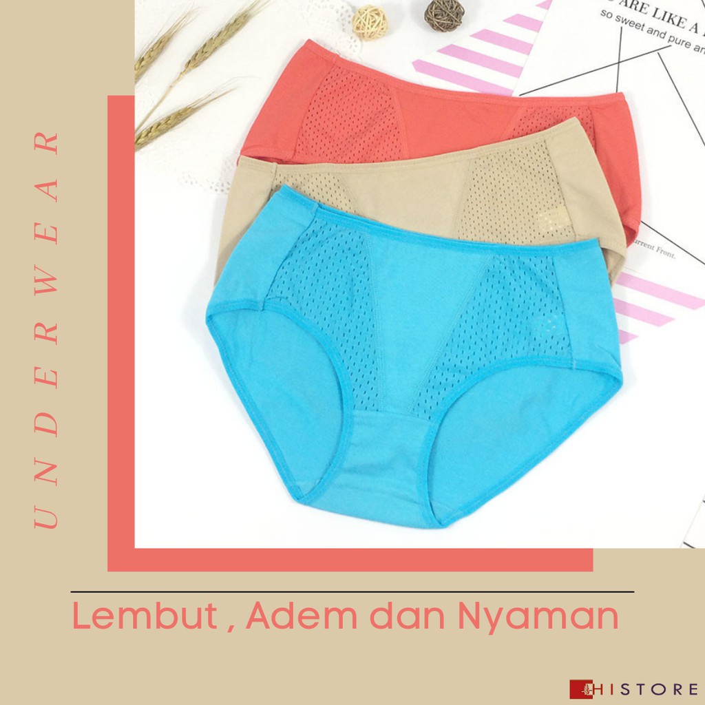 [HI]CELANA DALAM UNDERWEAR UNDIES CD WANITA 27cm x 22cm Art 2077