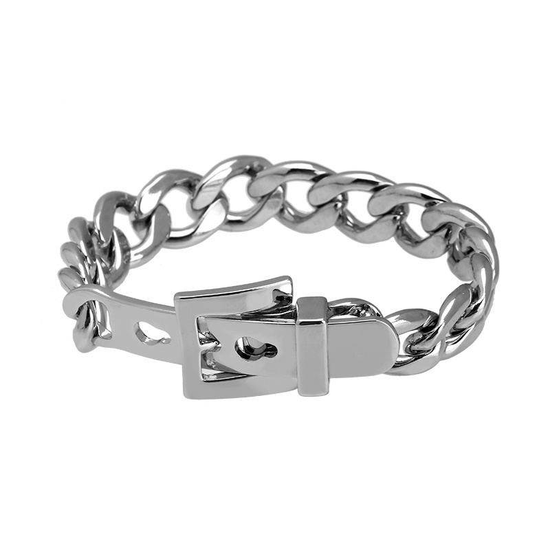 Belt Buckle Bracelet Accessories Hip Hop Simple Jump Di