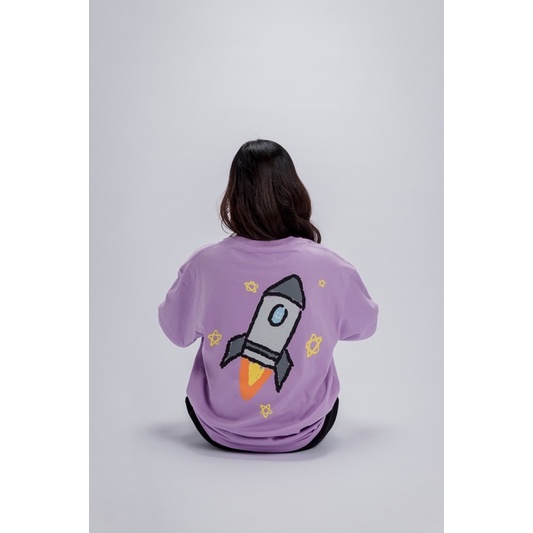 FAITH FADE CHILDHOOD MEMORIES - Rocket Oversized Tee (Lilac)