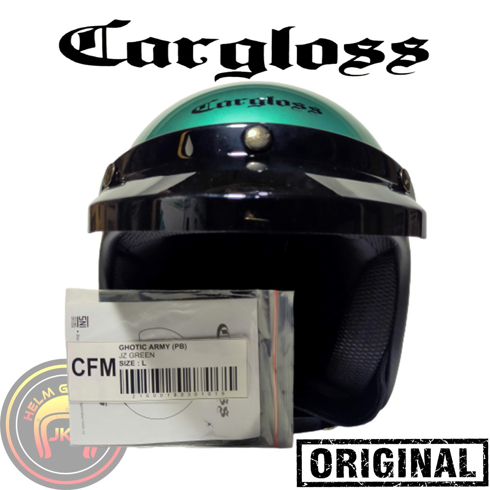HELM CARGLOSS  ORIGINAL 100% TANPA KACA MURAH WARNA LENGKAP (COD)