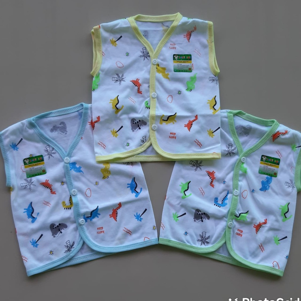 3pcs Baju bayi Bis Kutung  Putih promo