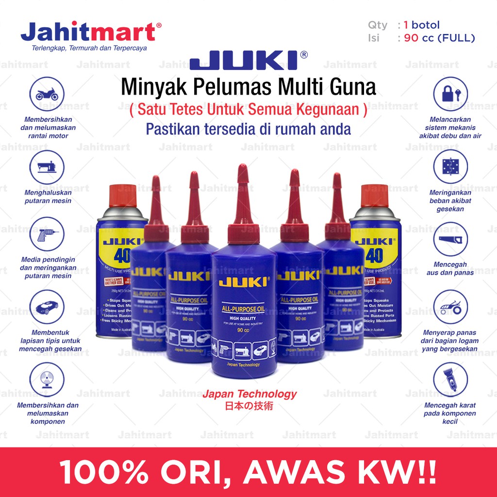 Minyak Pelumas Juki Original | Shopee Indonesia