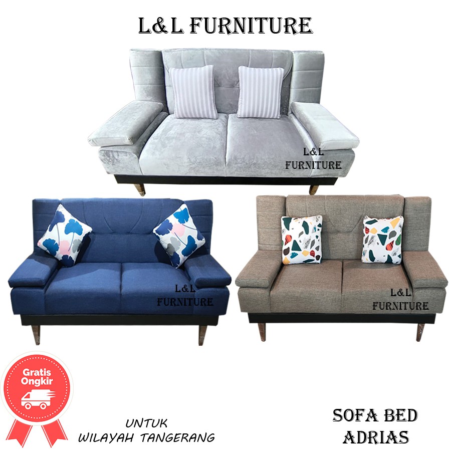 ADRIAS - Sofa Bed, Sofa Bed Simple Murah, Sofa Bed Keluarga Minimalis, Sofa Bed Berkualitas