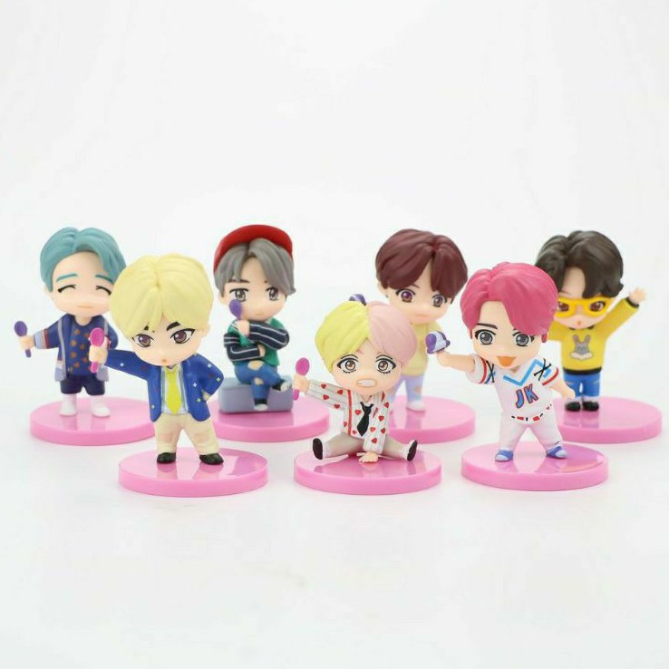 BTS Mini Figure Boneka BTS IDOL BASKIN ROBINS DOLL (UNOFFICIAL)