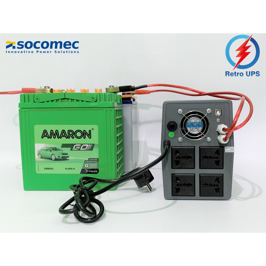 UPS Modif Modifikasi AKI External SOCOMEC 1000VA 600Watt 24Volt