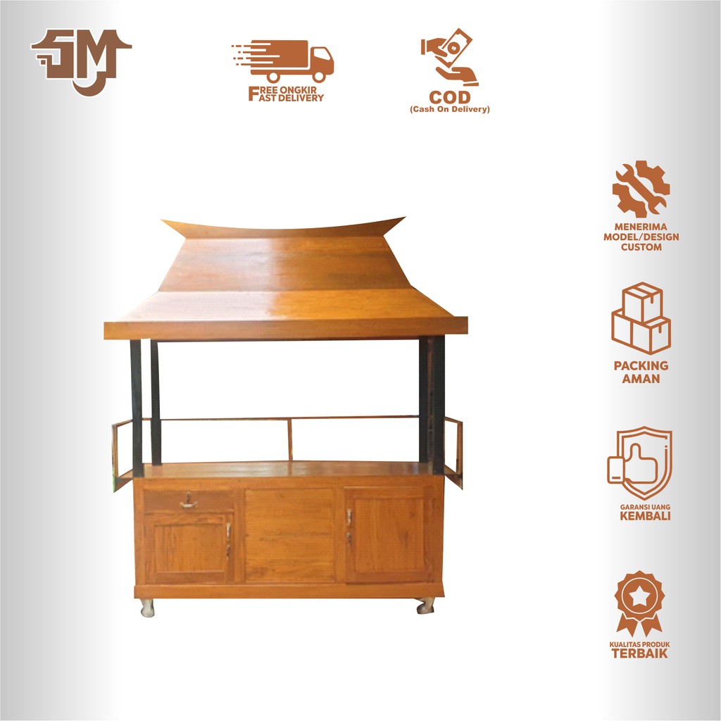 Booth Minuman dan Makanan Joglo/Booth Pameran Makanan