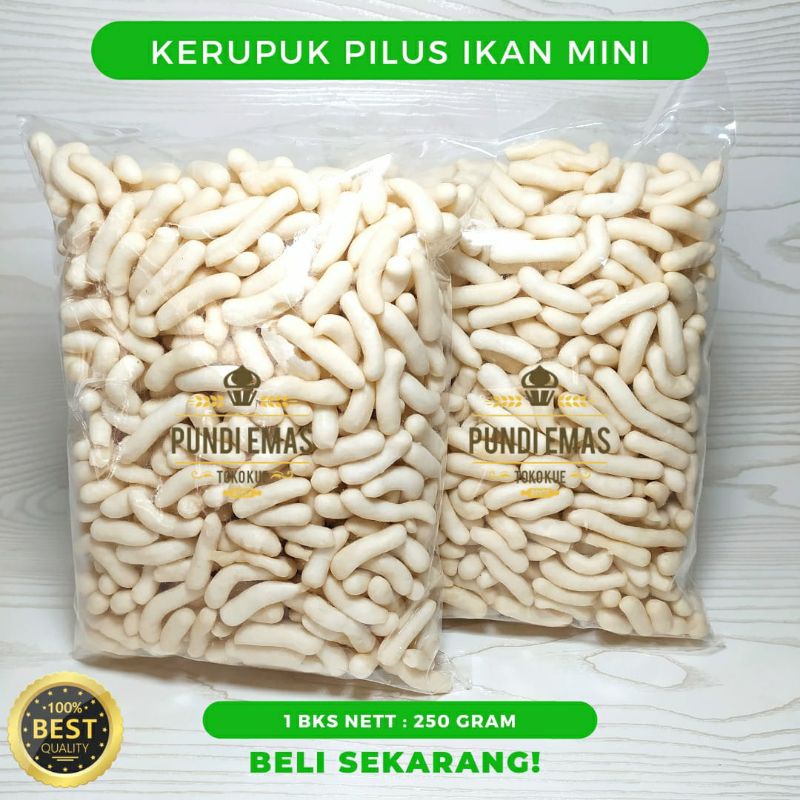 

PILUS MINI IKAN TENGGIRI KERUPUK PILUS KAPSUL SNACK MURAH KILOAN 250 GRAM