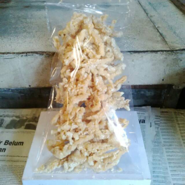 

Keripik Kulit Ceker Ayam KRIUK,KETO ( tanpa tepung), +-150 gram