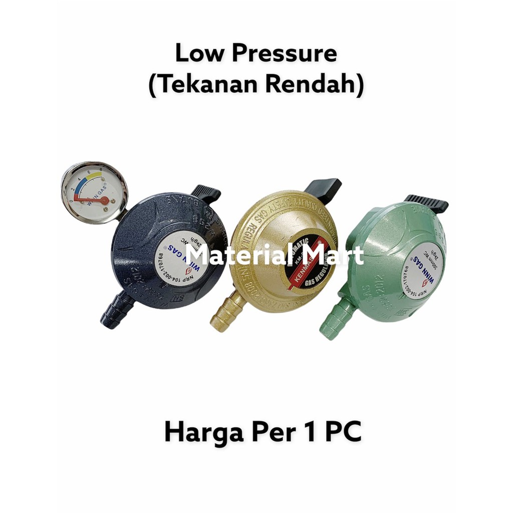 Regulator Low Pressure | Kepala Gas Tekanan Rendah | Kosangas Meter | Material Mart