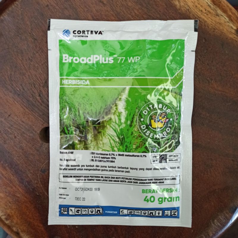 HERBISIDA BROADPLUS 77 WP 40 GR PENGGANTI ALLY PLUS