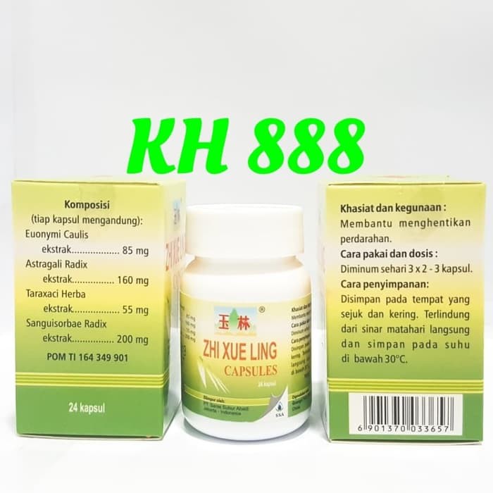 Obat Cina China Zhi Xue Ling Capsules Obat Untuk Menghentikan Pendarahan Resep Leluhur Shopee Indonesia