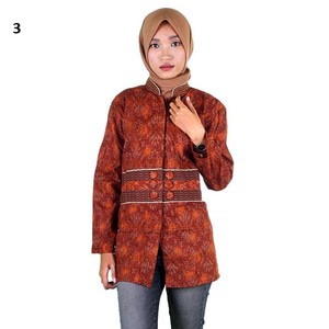 Blus Batik I Blouse Batik I Blus Kerja Wanita Batik Dewi - Warna 3