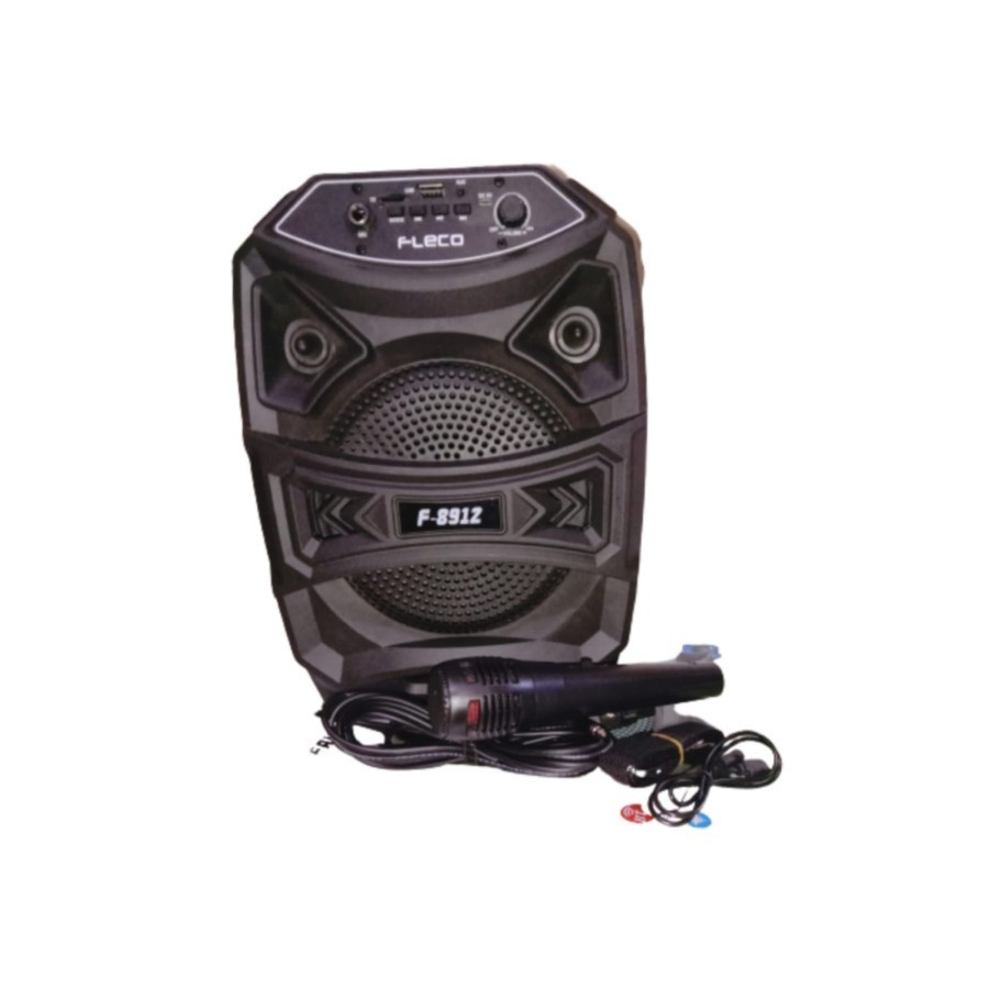 COD SPEAKER BLUETOOTH FLECO F 8912 PLUS MIC KARAOKE X-BASS //SPEAKER FLECO X-BASS//SPEAKER KARAOKE