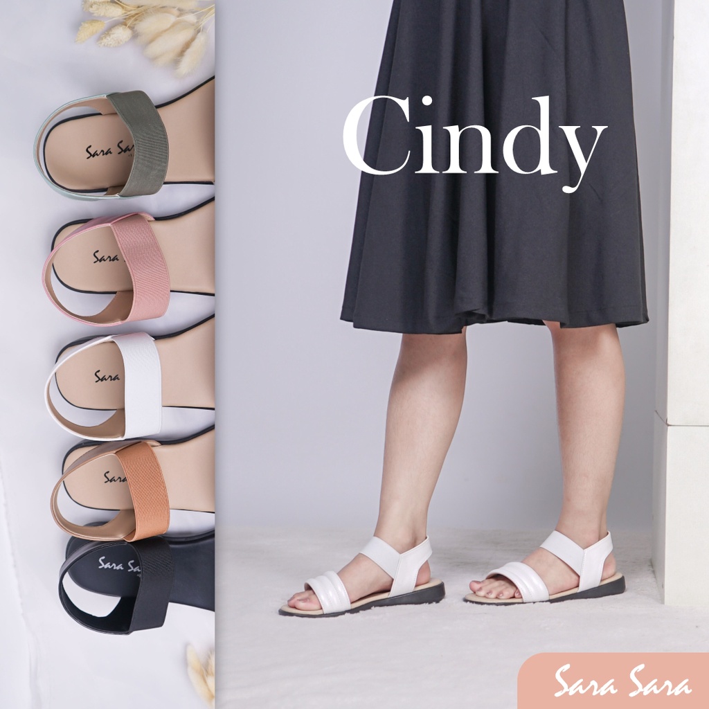 Sara Sara CINDY Sandal Tali Wanita sandal back strap sepatu sandal terbaru