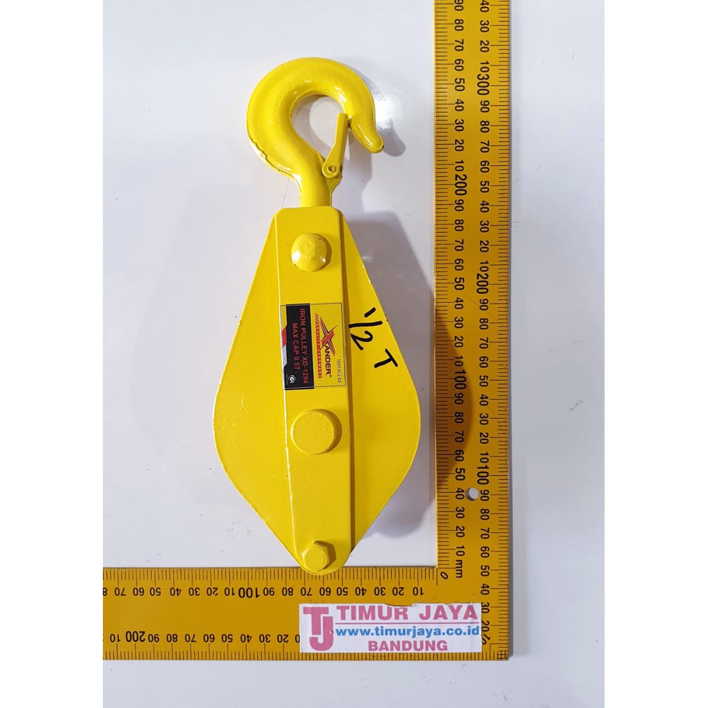 Pulley Block 0.5 Ton / Xander Kerekan Sumur / Katrol Kapal XD 1294