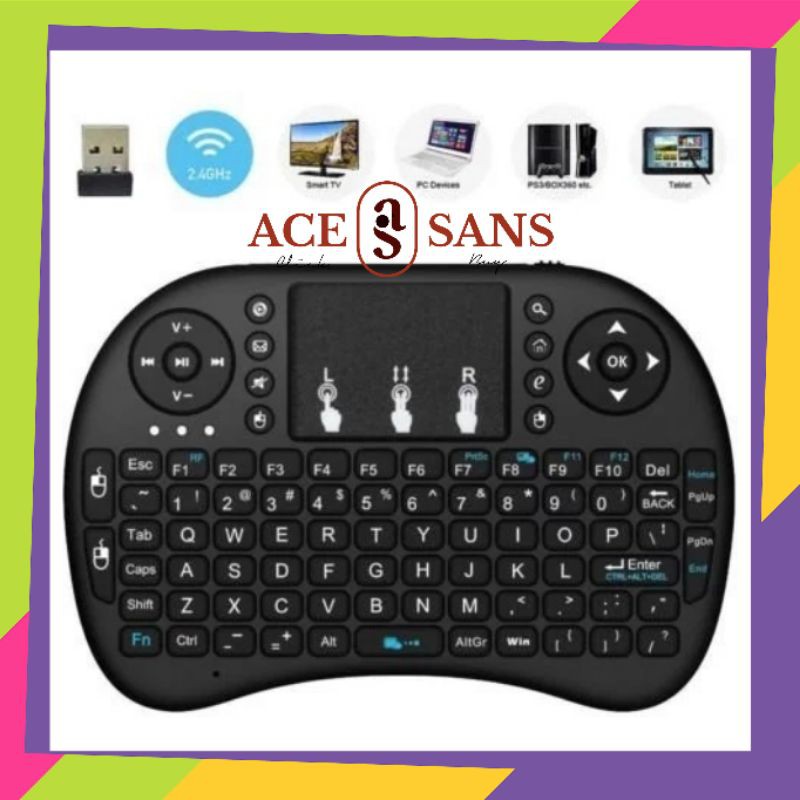 Mini I8 Wireless Keyboard Touchpad For KODI Android PC & TV Box I Keyboard I Wireless Keyboad