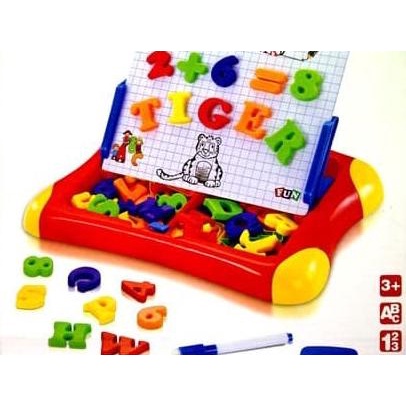 

✵ PAPAN TULIS ISI HURUF DAN ANGKA MAGNET MAGNETIC LEARNING CASE QJ-5580 ➭