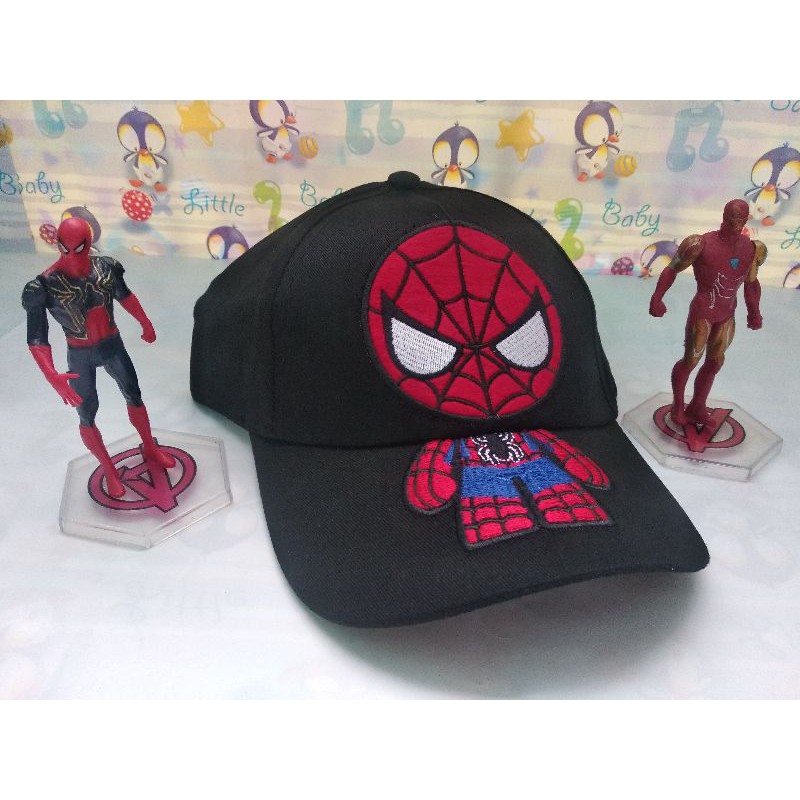 topi anak import spiderman hero
