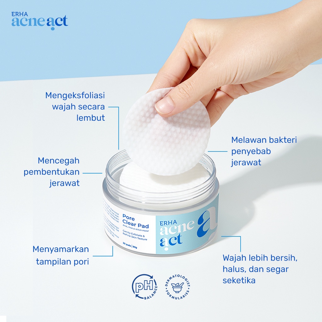 Erha Acneact Pore Clear Pad - 30Pads