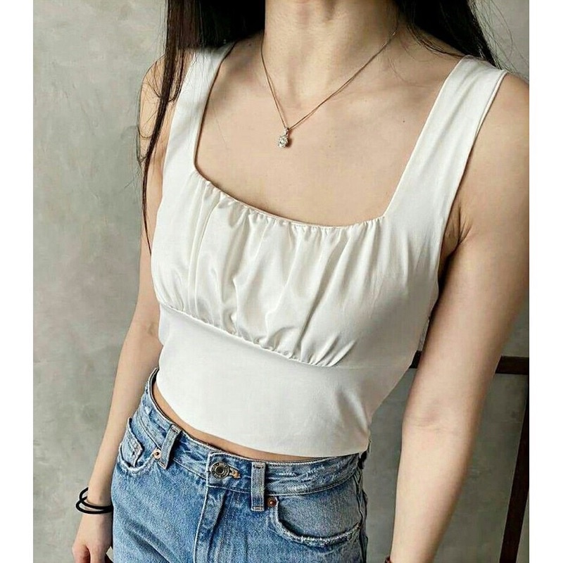 YOONA KOREAN TANK TOP SCRUMBLE BEST SELLER