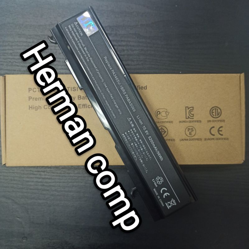 Baterai Toshiba Satelite A80 A85 A100 A105 A135 M105 M115 M45 PA3465U-1BRS PABAS069