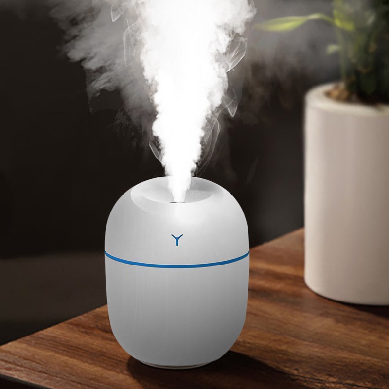 [TAFFWARE] Humidifier Aromatherapy Ultrasonic Pewangi Ruangan Air Diffuser Aroma Terapi Purifier Oil Nano Spray-Tabung Putih