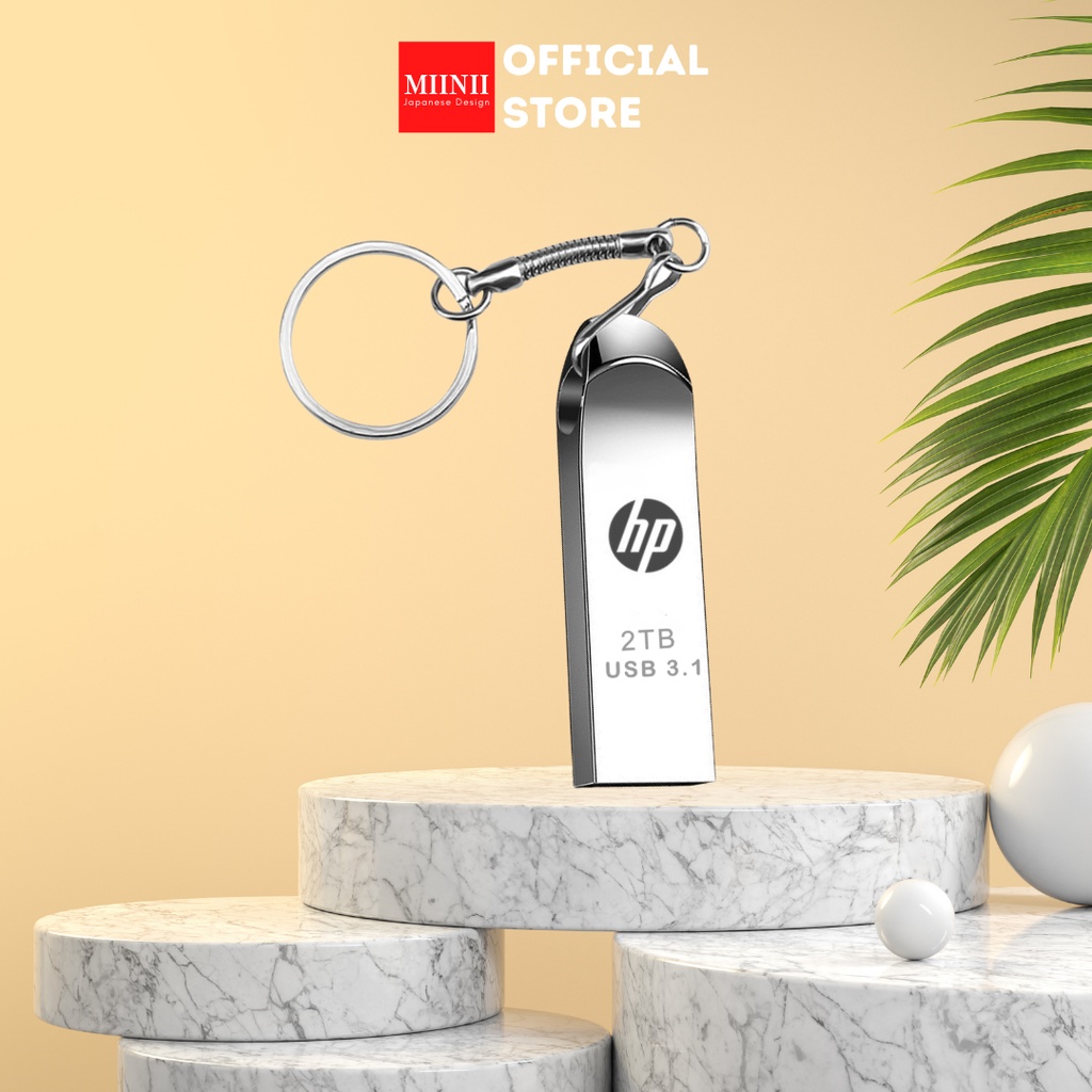 MIINII Flashdisk HP3-2TB USB 3.1 Style Large Storage USB Pendrive Metal Waterproof High Speed