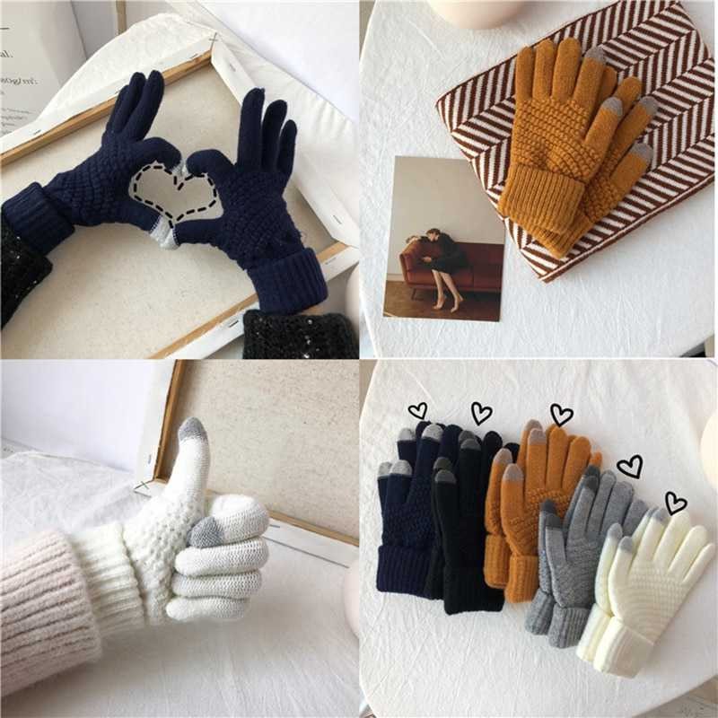 RIMIUT Sarung Tangan Wanita Touch Screen Winter Women Gloves - ST003