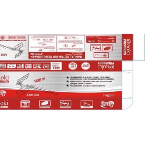 Antena Luar digital + Kabel Minato /Aoki/ Intra / Antena Digital + Kabel 13 Meter ✼