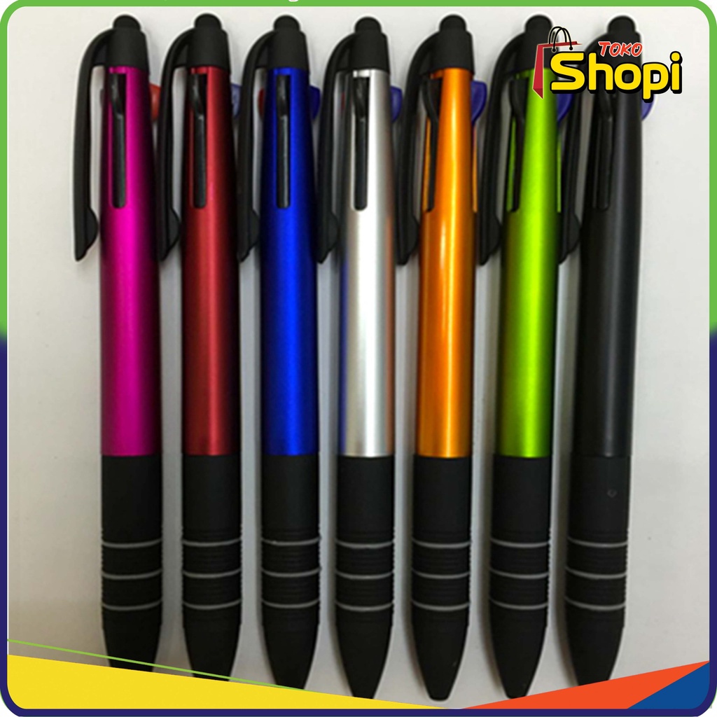 

♚ ♚Pulpen 3 Warna Pulpen 3 in 1 Three Color Ballpoint Pen