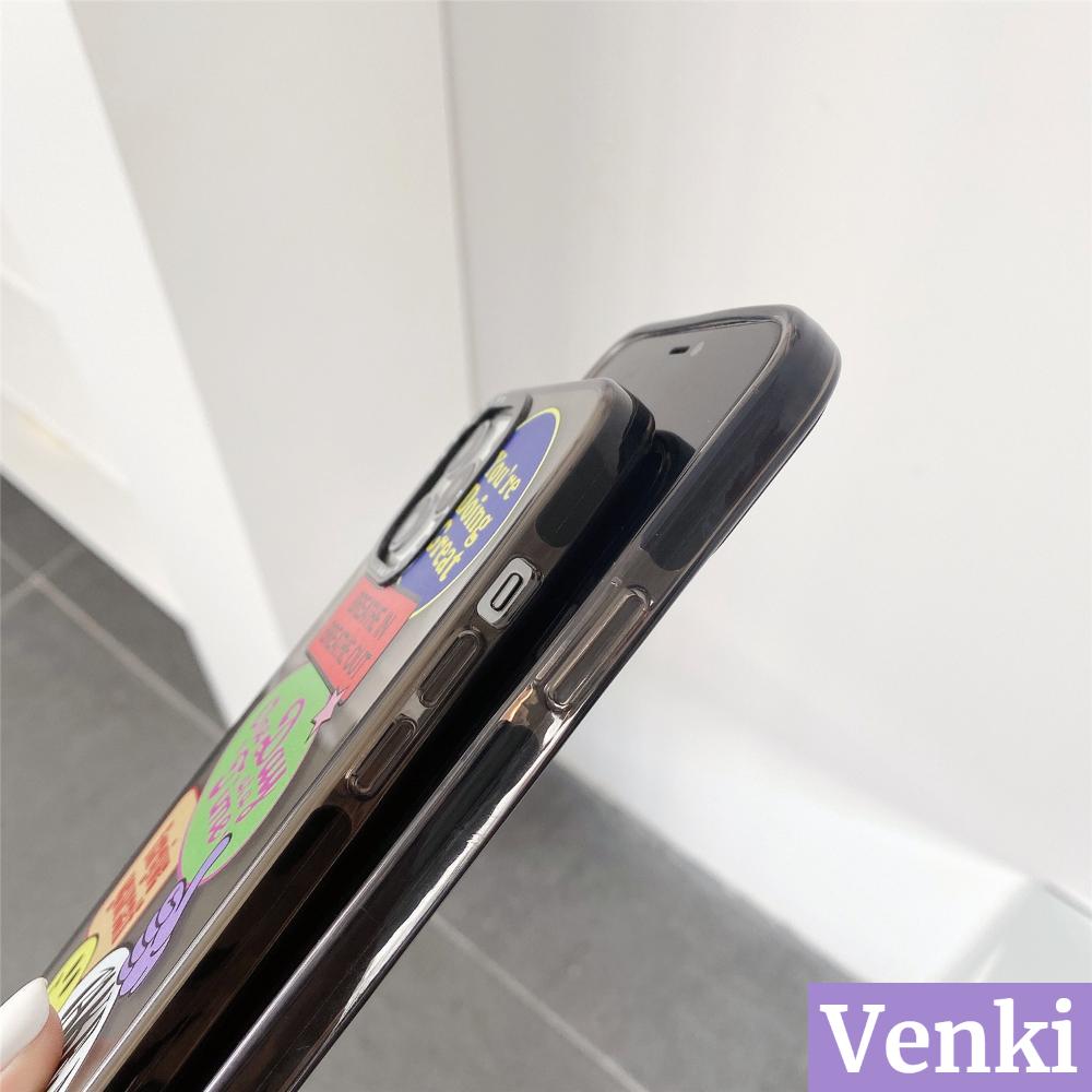 Venki Casing Silikon Iphone 11 7 8 Plus Max 11 Se2020 Xr 7 8 Plus Xs Max Pro 8 Plus 12 7 Plus Motif Venki